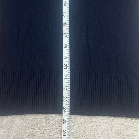 Banana Republic Cashmere & Wool Blend Navy and Grey Sweater sz S - Picture 7 of 9